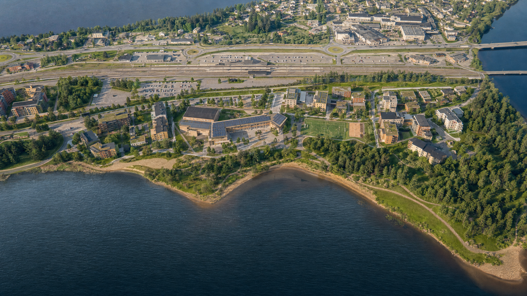 Stranden-, Kajen-, Tingsnäsområdet i Mora - En vision