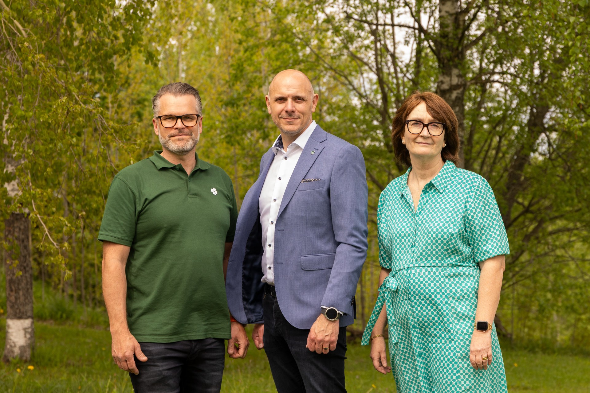 Daniel Lindmark, Fredrik Jarl och Anette Kotilainen