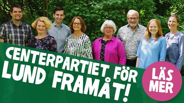 Toppkandidater för Centerpartiet Lund