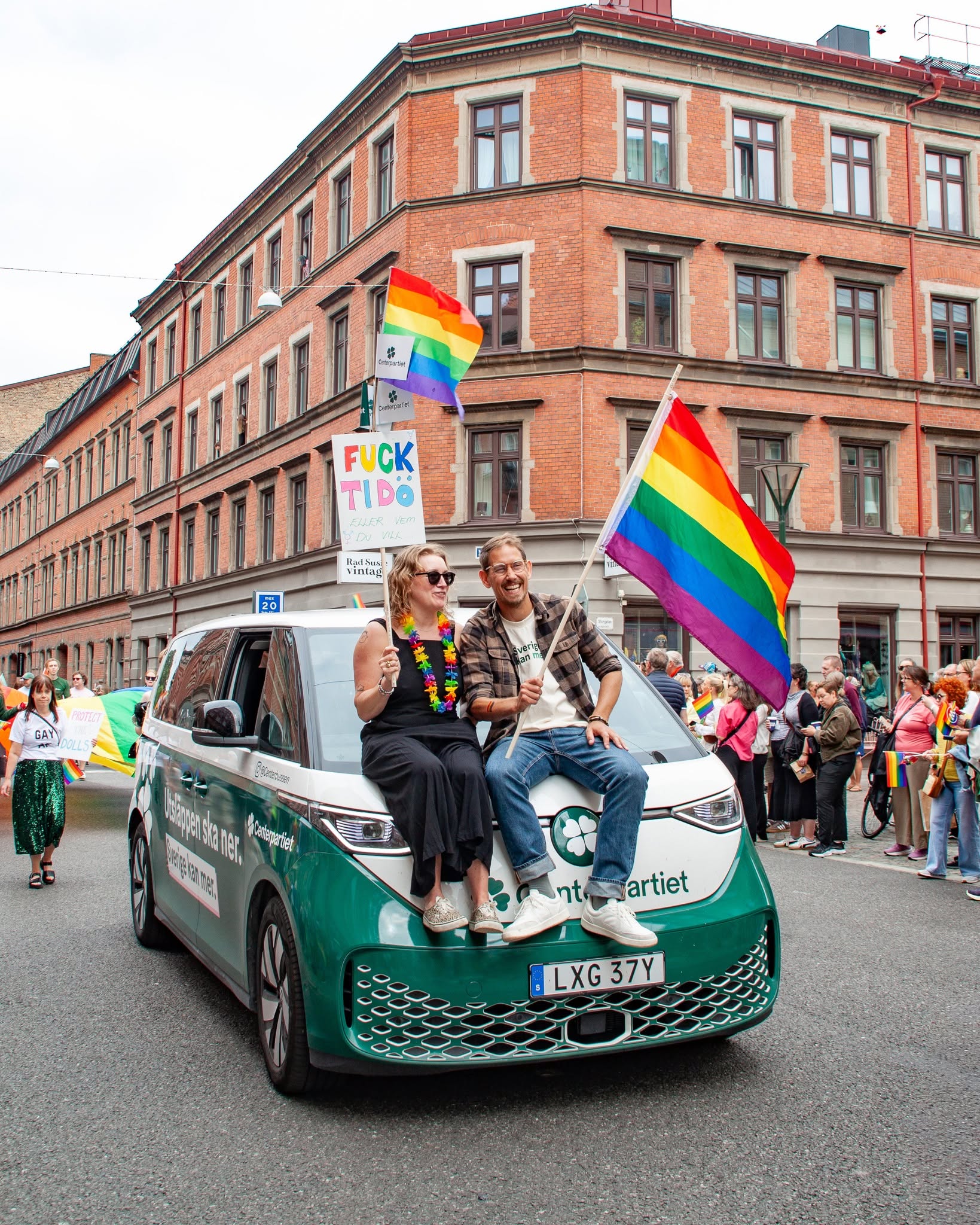 Centerpartiet Pride Malmö - gruppbild