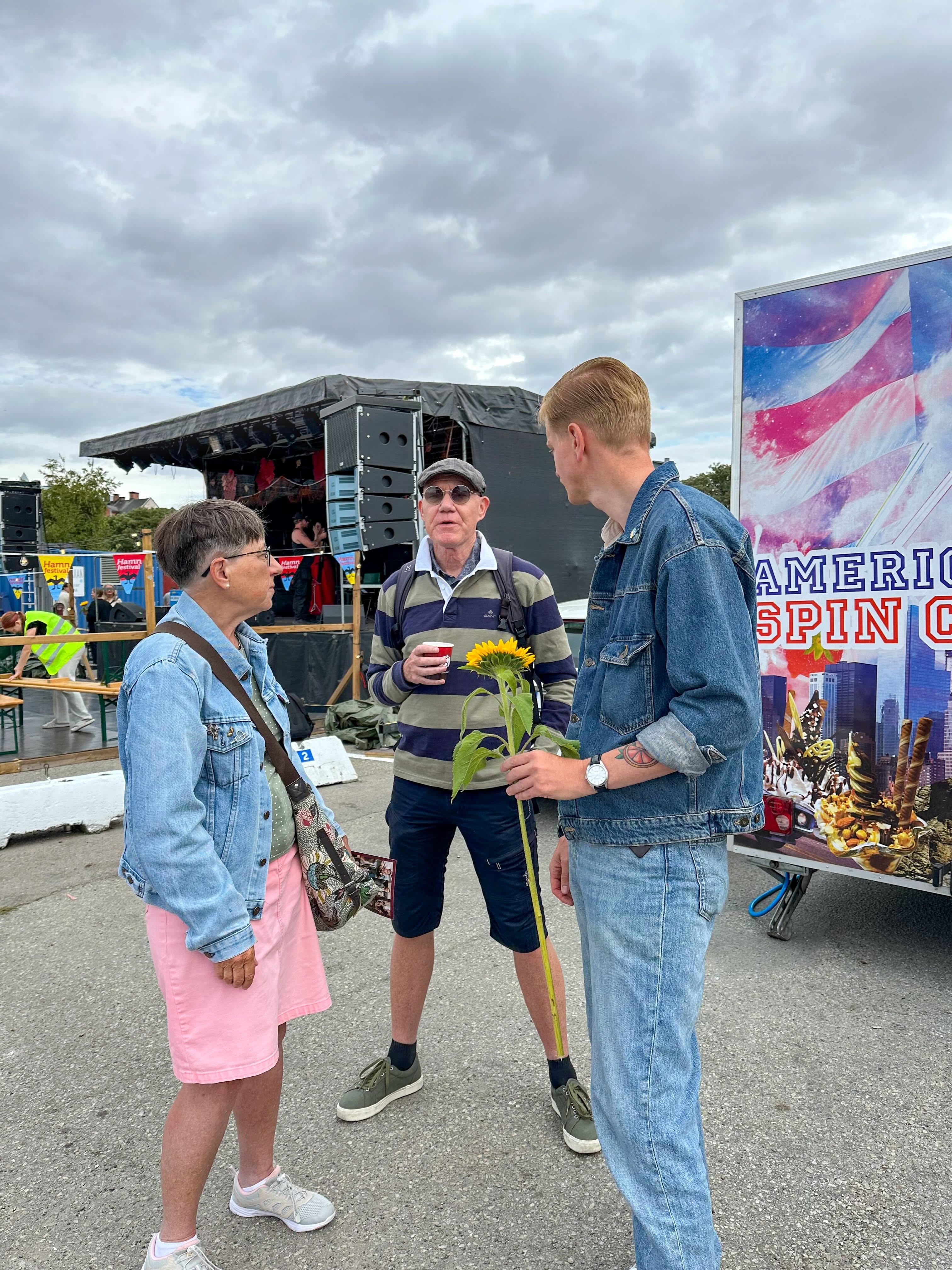 Anton Sauer ihop med malmöbor på Limhamns Hamnfestival
