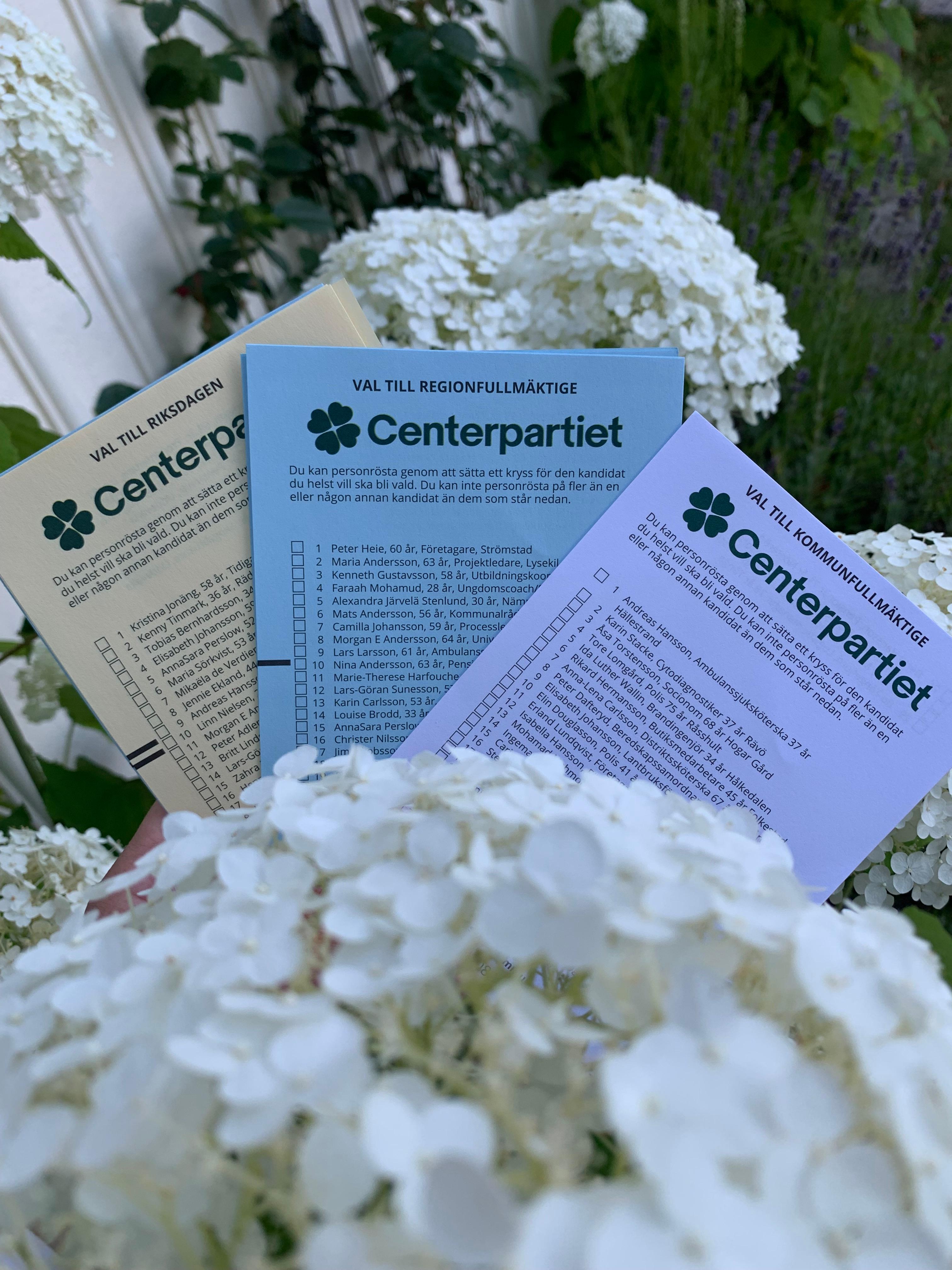 Centerpartiets kandidater