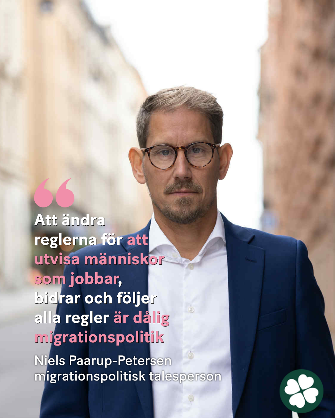 Niels Paarup-Petersen - Centerpartiets migrationspolitiska talesperson