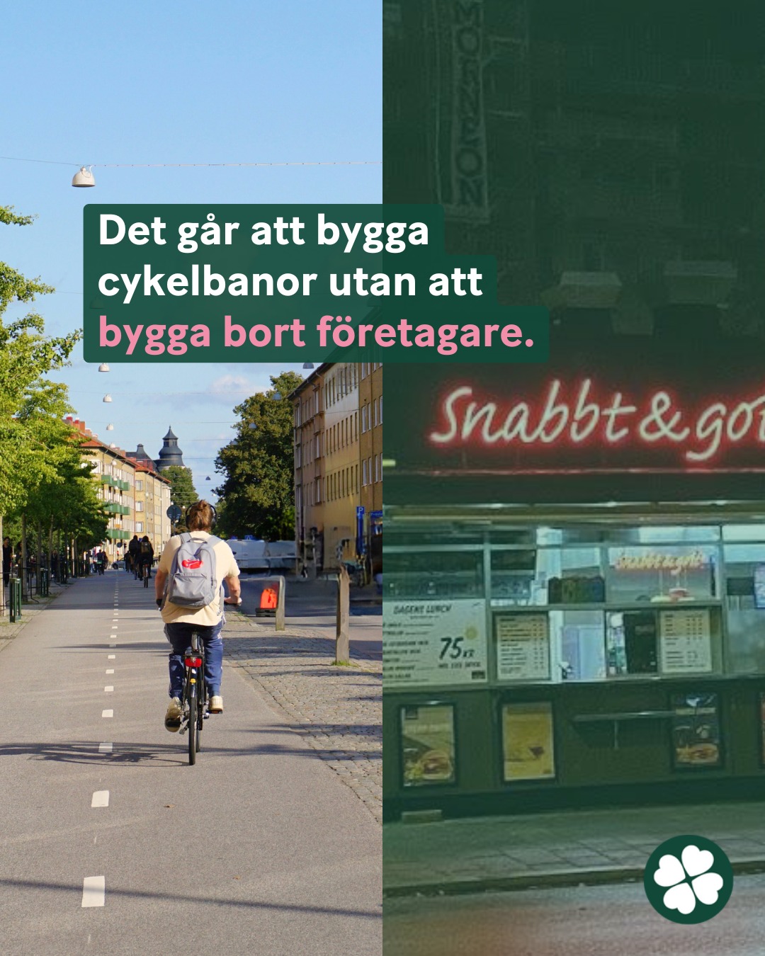 Det går att bygga cykelbanor - utan att bygga bort stadens företagare