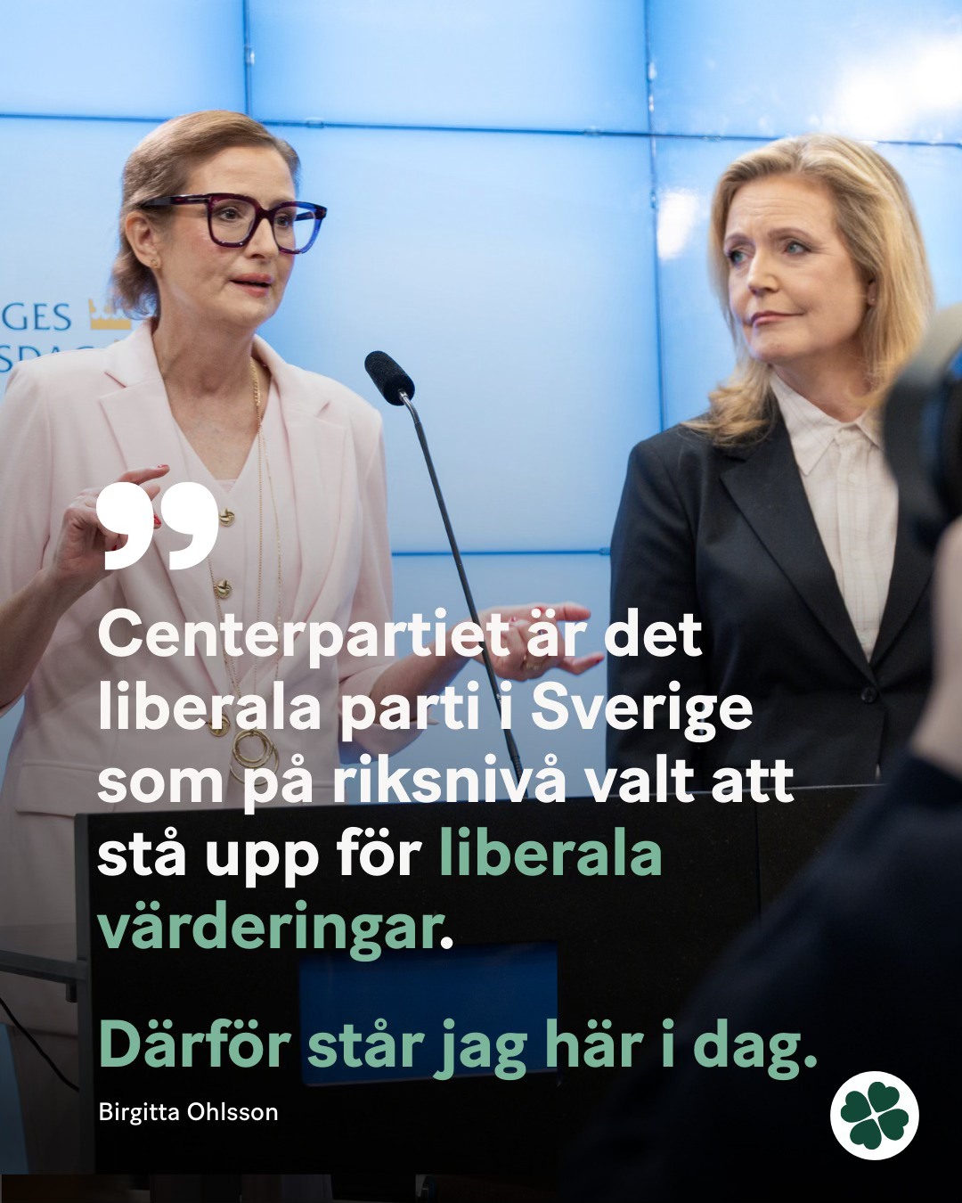Birgitta Ohlsson - välkommen till Centerpartiet