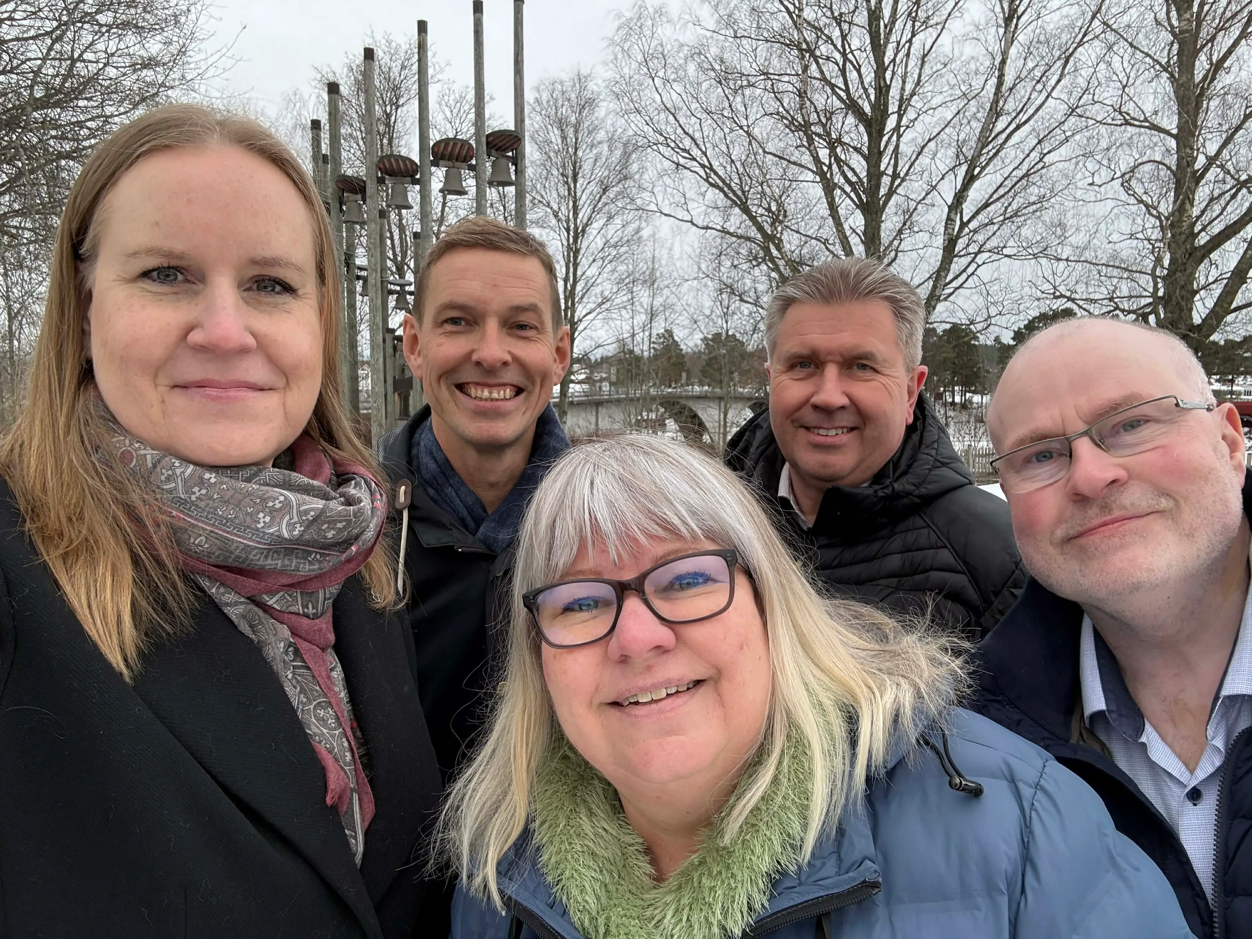 Bild på topp fem i kommunvalet Leksand