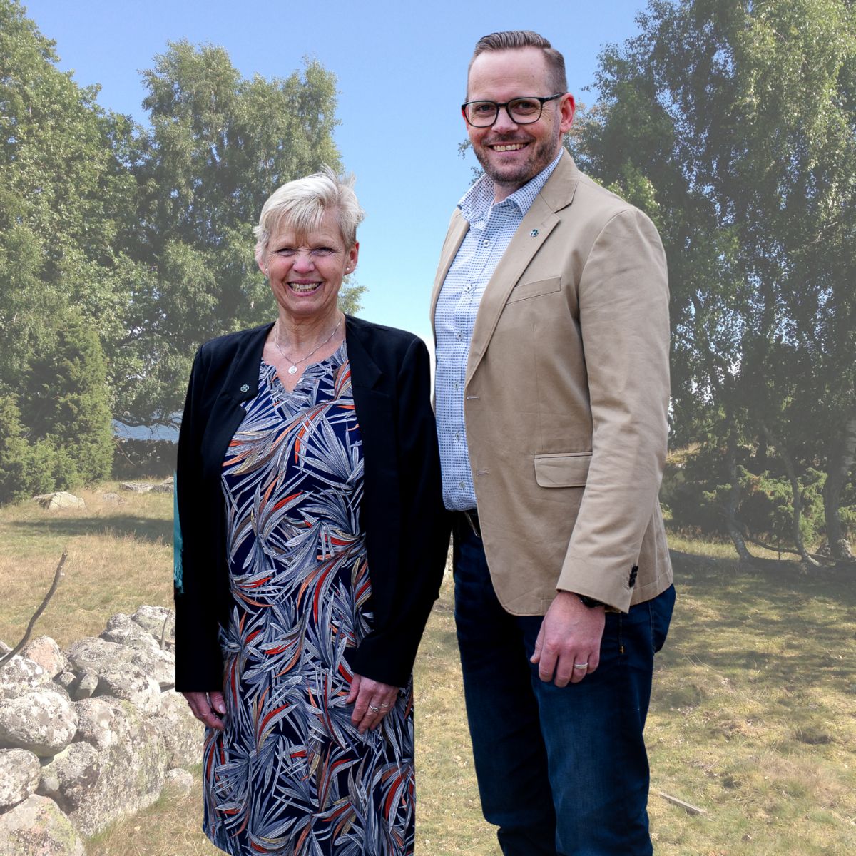 Centerpartiet, riksdagskandidater, Ingrid Hermansson och Kevin Ny