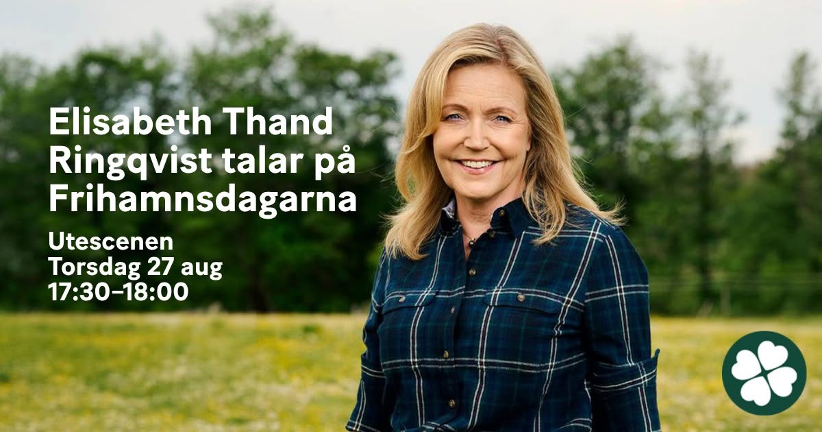 Elisabeth Thand Ringqvist besöker Göteborg