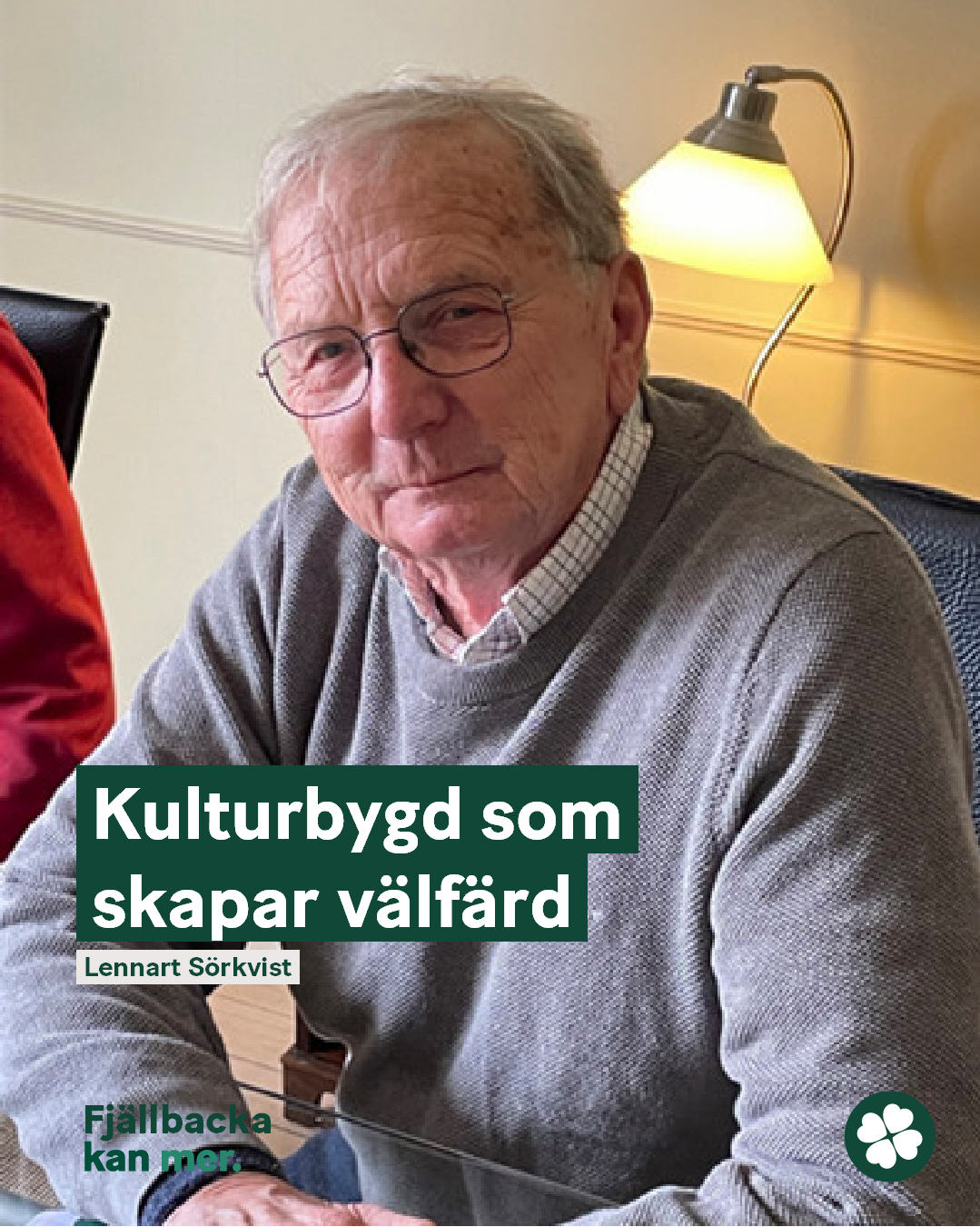 Lennart Sörkvist, kandidat för Centerpartiet i Tanum