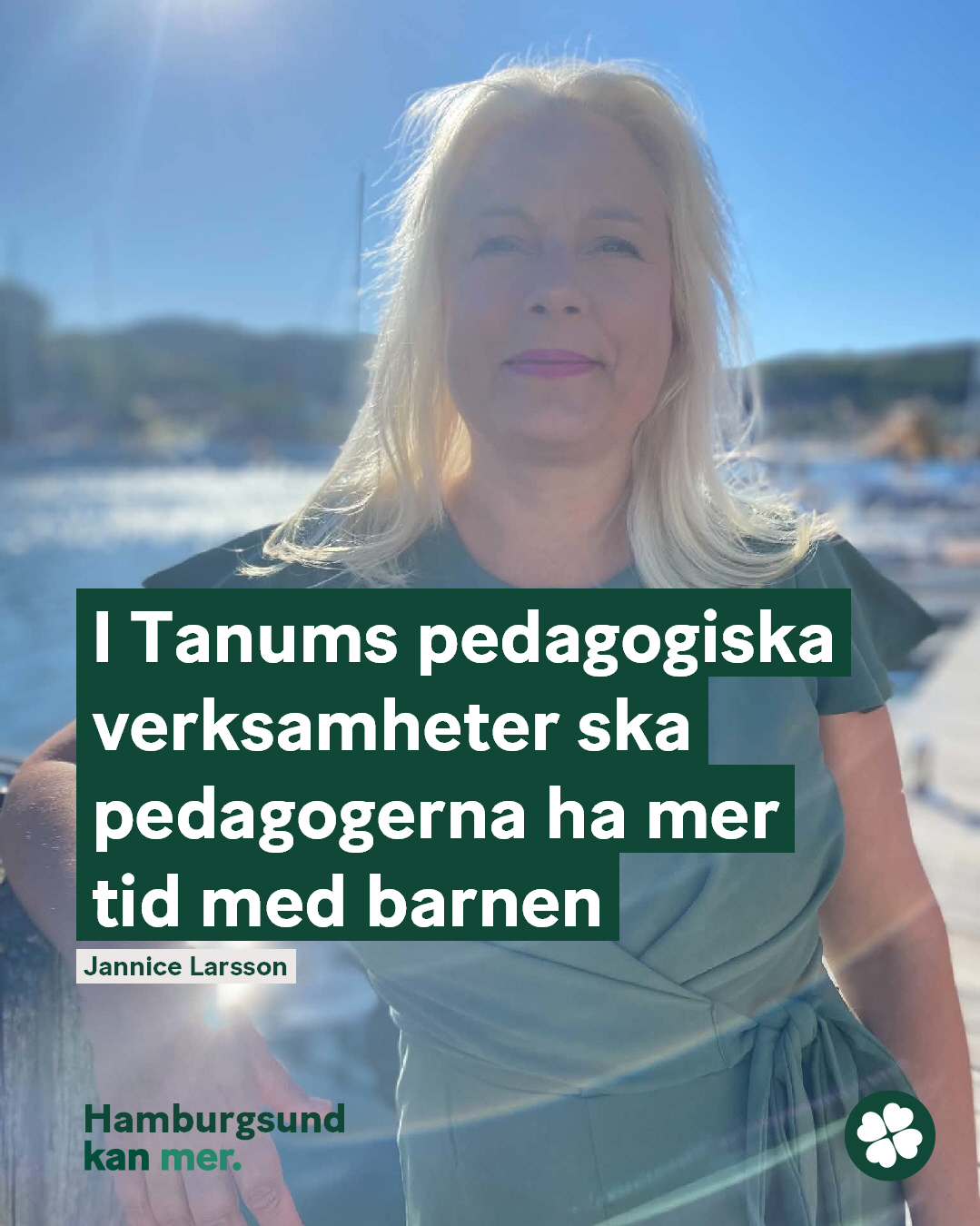 Jannice Larsson, kandidat för Centerpartiet i Tanum