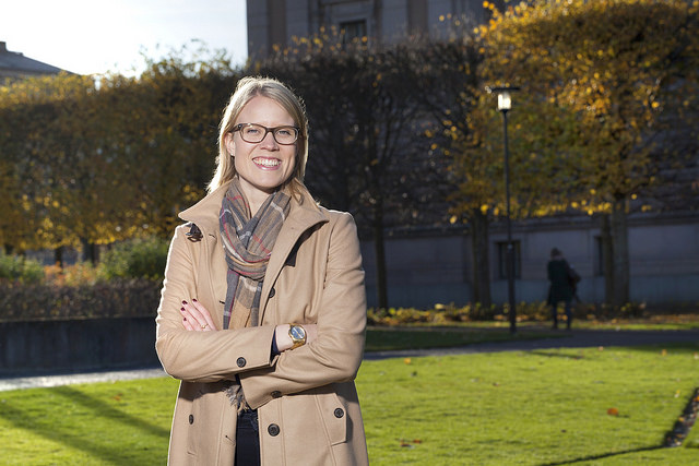 Centerpartiets miljöpolitiska talesperson Kristina Yngwe, riksdagsledamot för Skåne läns södra