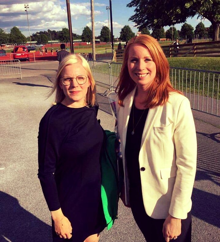 Karin Ernlund och Annie Lööf