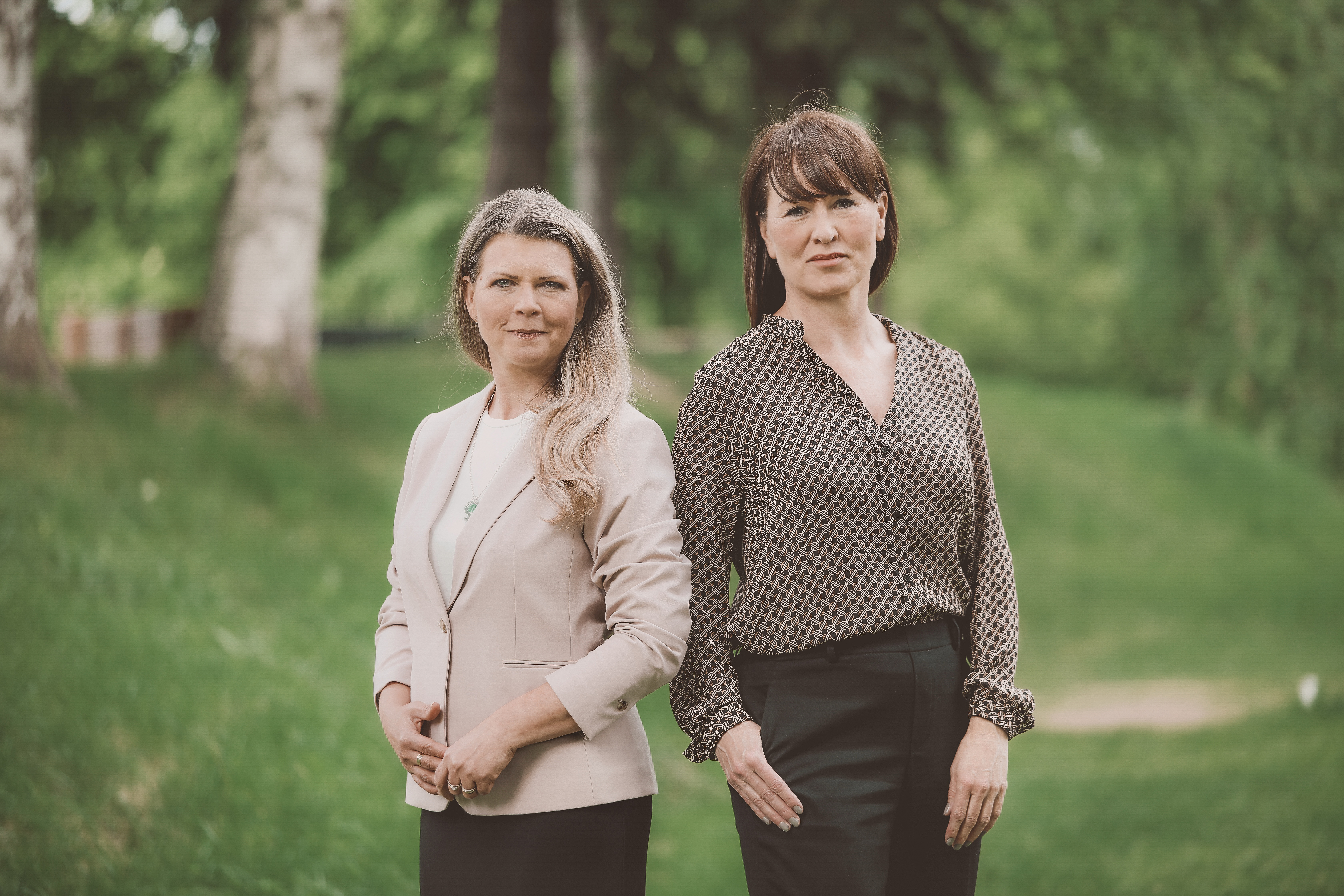 Centerpartiet i Dalarnas toppkandidater: Sofia Jarl (nummer ett till regionfullmäktige), Ulrika Liljeberg (nummer ett till riksdagen)