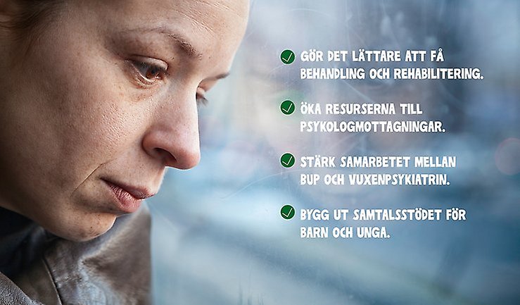 Snabbare hjälp vid psykisk ohälsa