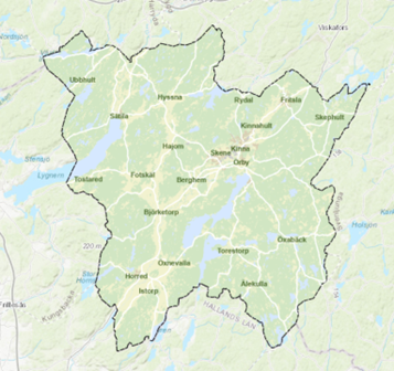 Karta Marks kommun