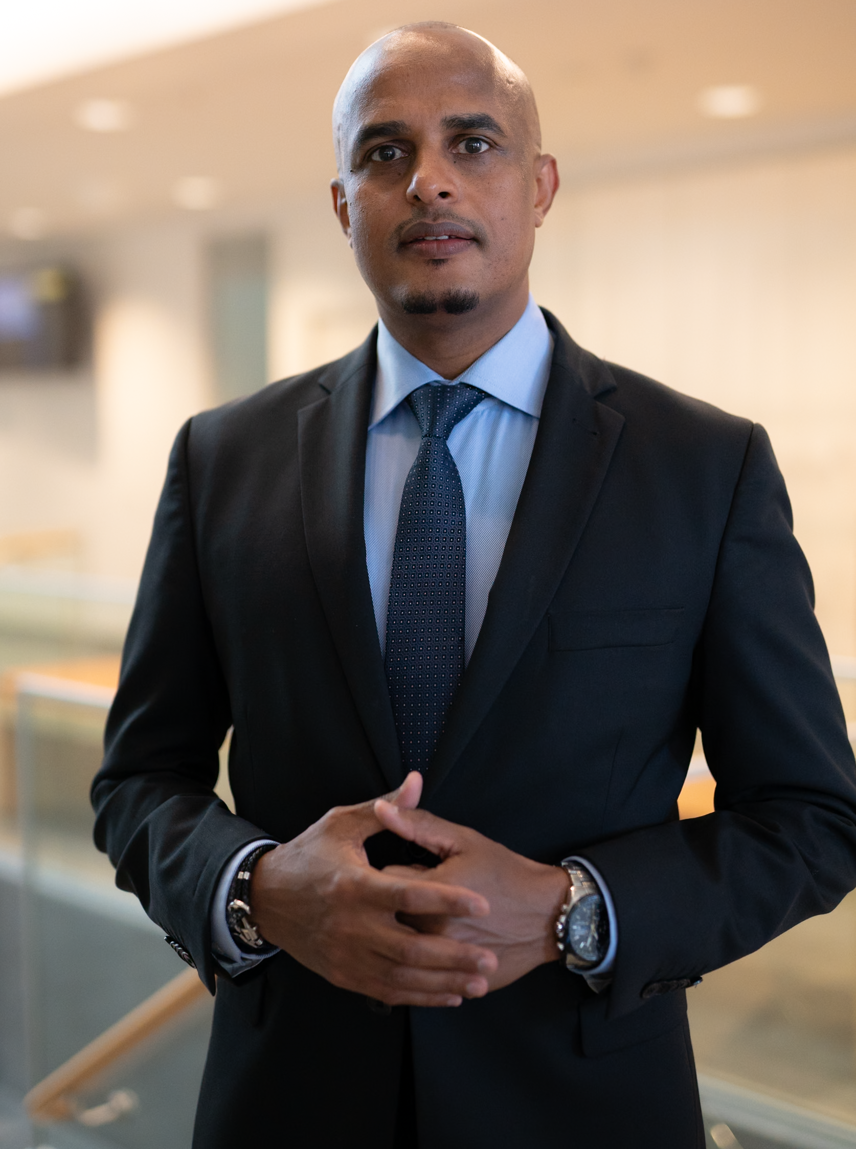 Qalinle Dayib (C), ledamot i sjukhusstyrelsen för Skånes universitetssjukhus och ledamot i regionfullmäktige Skåne