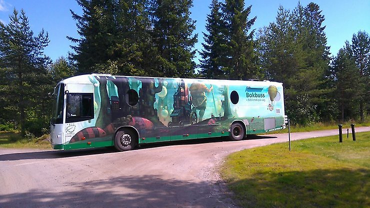 Umeå kommuns bokbuss, källa: Umeå kommun