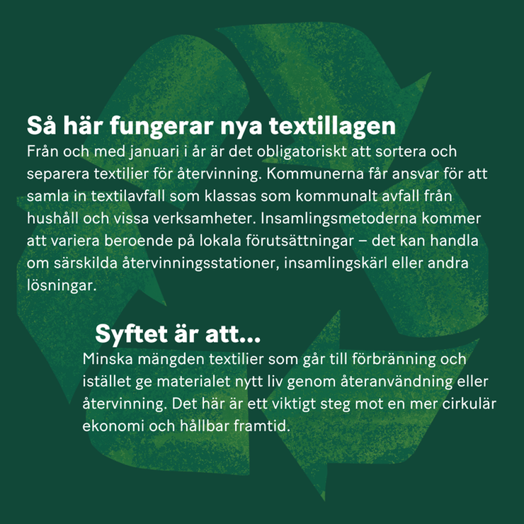 Visste du att det tillkommit en ny textillag?