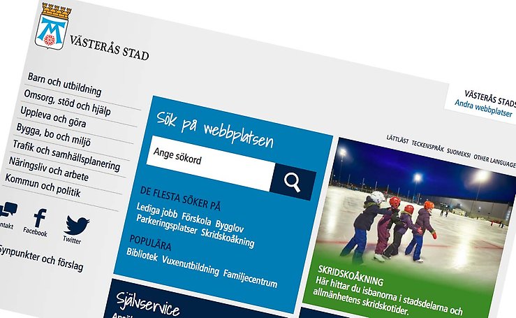 Västerås webbplats, vasteras.se