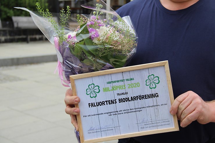Centerpartiet Faluns miljöpris 2020 tilldelas Faluortens Biodlarförening