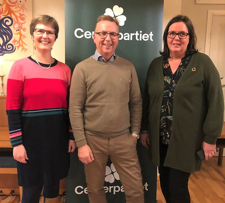 Tre toppkandidater, Centerpartiet i Gislaveds kommun