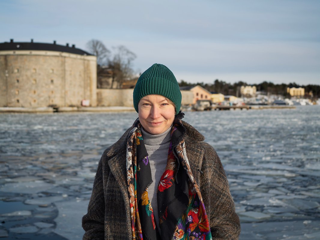Michaela Haga (C), ordförande i sjötrafikutskottet, Region Stockholm