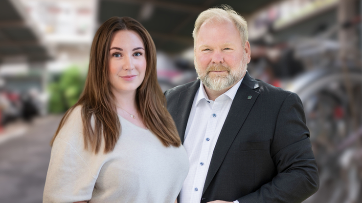 Maja Westling Palmberg och Mattias Larsson (kollage)