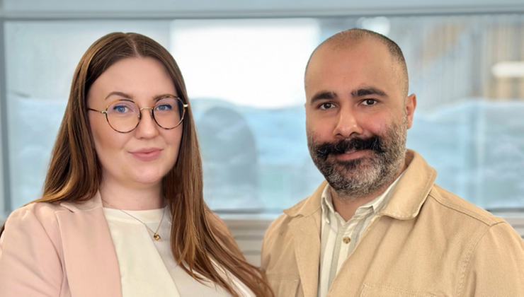 Maja Westling Palmberg och Baland Reza, Centerpartiets representanter i gymnasie- och vuxenutbildningsnämnden