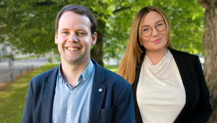 Rickard Nordin och Maja Westling Palmberg