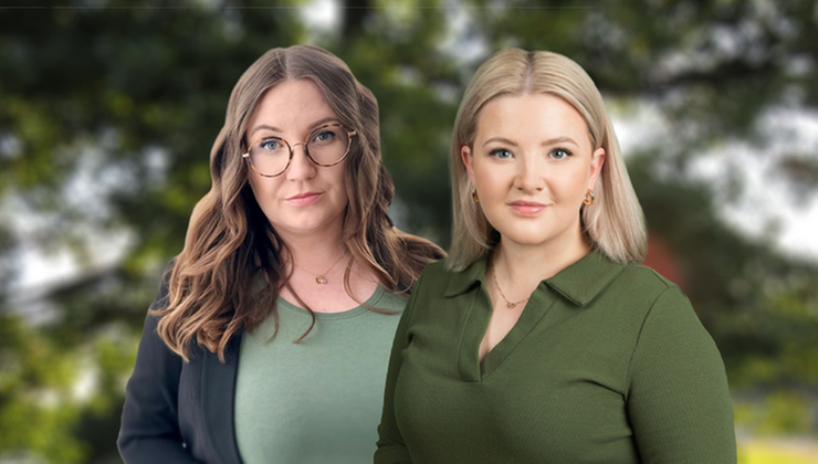 Maja Westling Palmberg och Julia Algotsson (kollage).