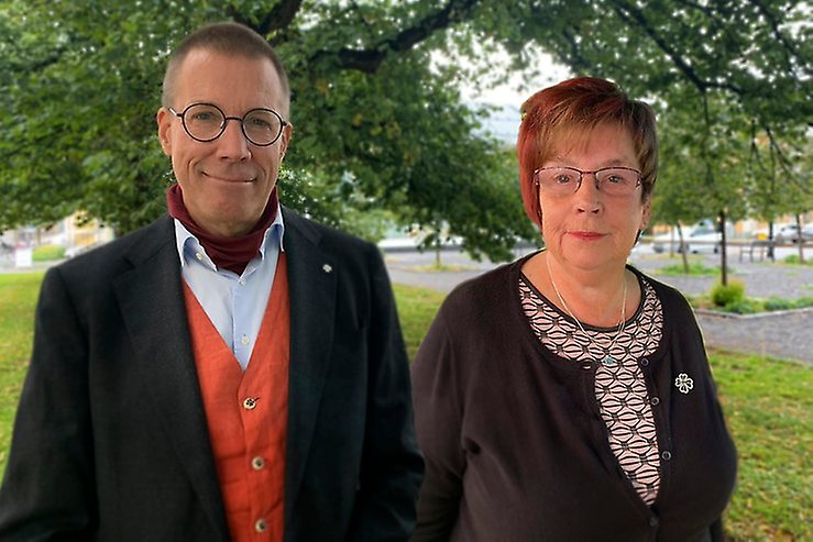 Fredrik Elgh och Solveig Granberg (kollage)