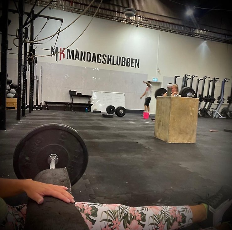 Lindaa Haglund på gymmet