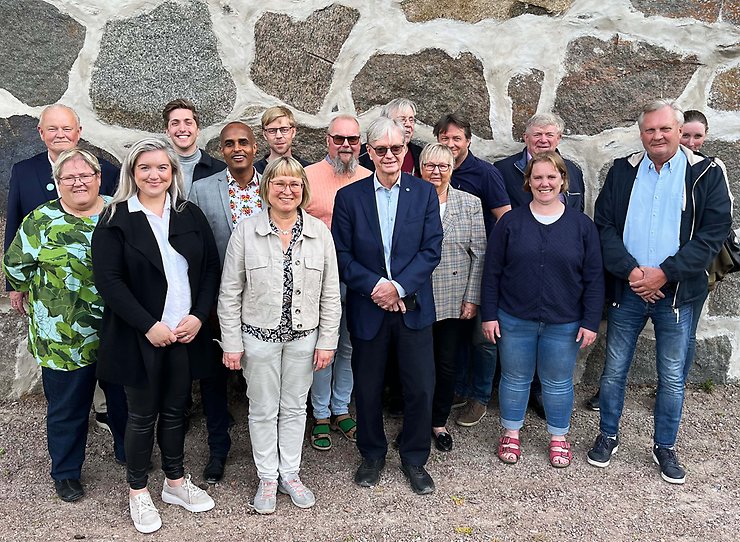 Några av ledamöterna som ställde upp i valet 2022 för Centerpartiet Kristianstad.