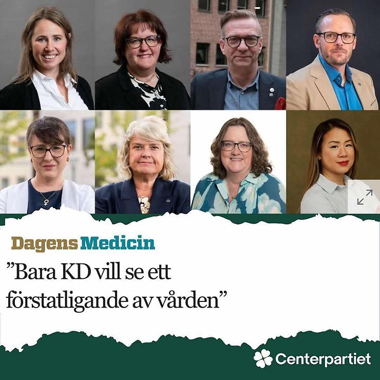 Nej till att förstatliga vården