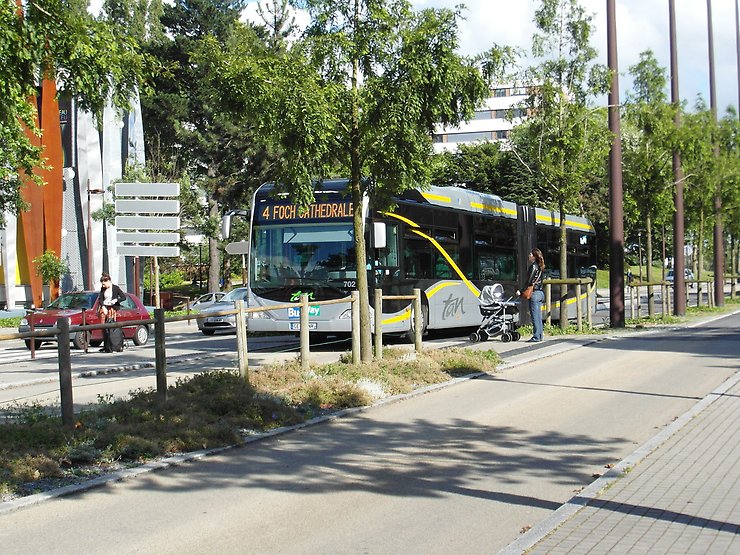 BRT i Nantes, Frankrike