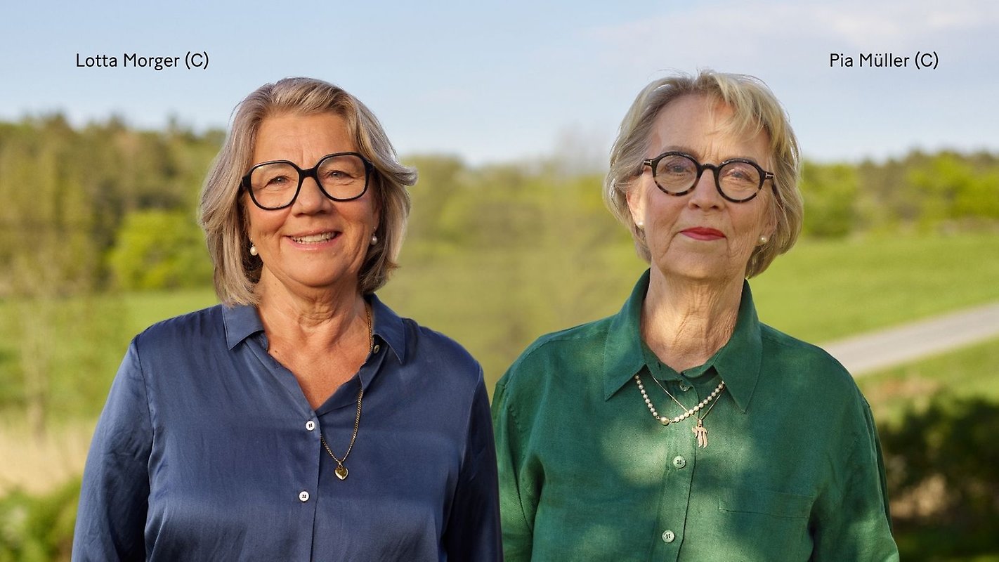 Lotta Morger och Pia Müller