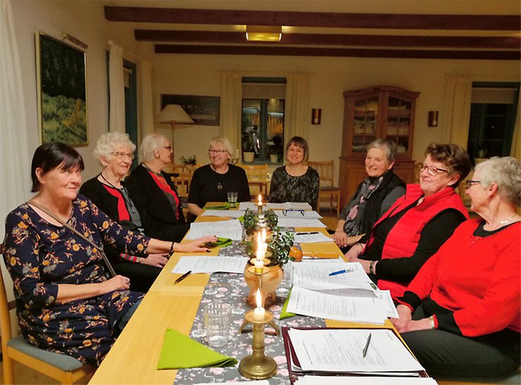 Vä Centerkvinnors årsmöte den 5 februari 2018 i Vä församlingshem