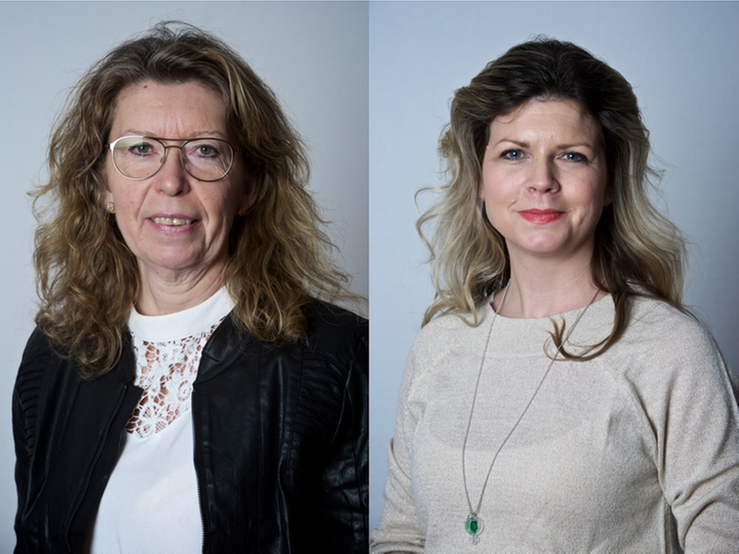 Lena Reyier och Sofia Jarl