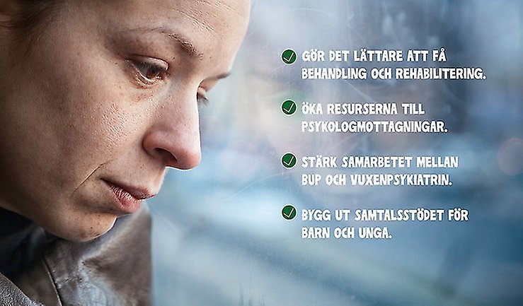 Snabbare hjälp vid psykisk ohälsa