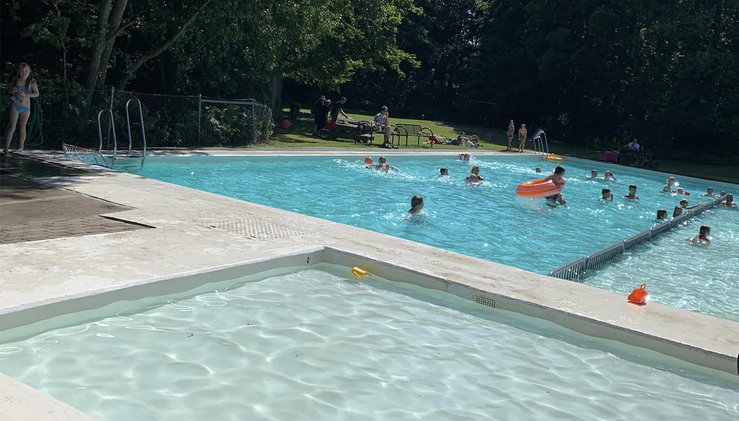 Nyinvigning av Huarödsbadet den 19 juli. Foto: Bodil Fredriksson.